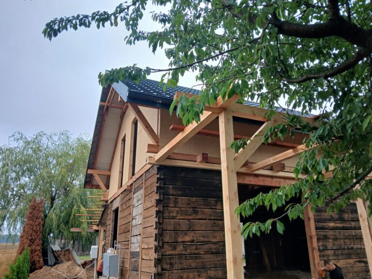 Rozbudowa domów z bala jak i w konstrukcji szkieletowej Puławy